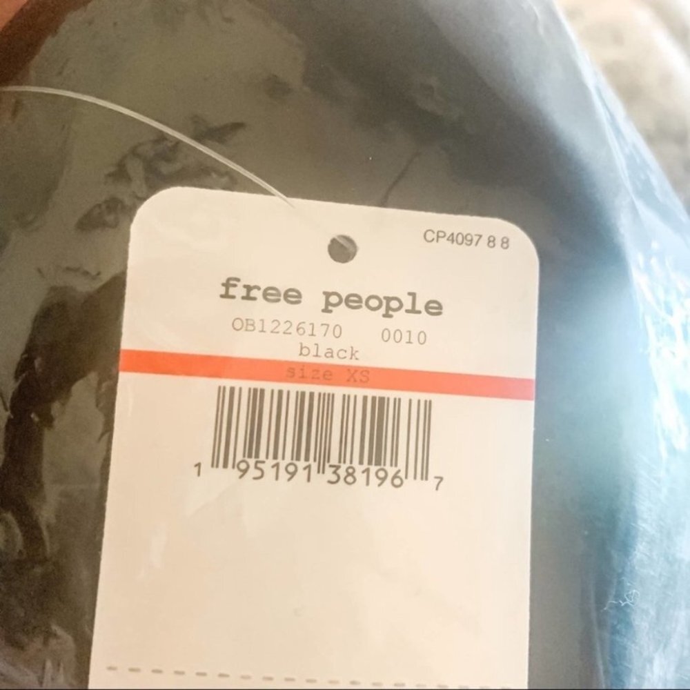 NWT Free People Black Bra Bralette XS 32A 32B 32C - Picture 7 of 7